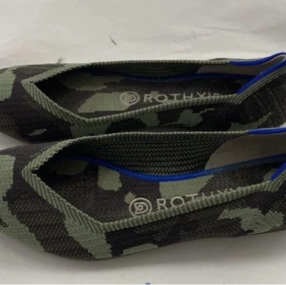 Rothy's Green Camouflage Pointed Flats - Picture 6 of 7